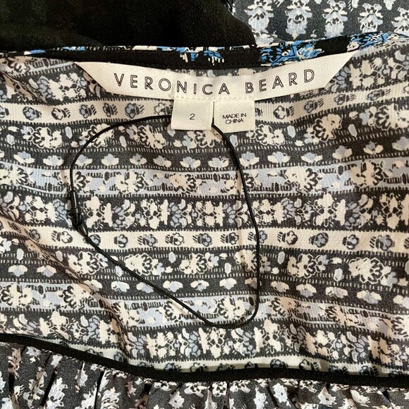 Veronica Beard Zaria ruched silk mini dress new! - Picture 5 of 10